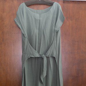Tonle Sofia olive dress, Size XL-- fair trade